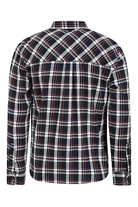 Trace Mens Flannel Long Sleeve Shirt