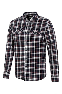 Trace Mens Flannel Long Sleeve Shirt
