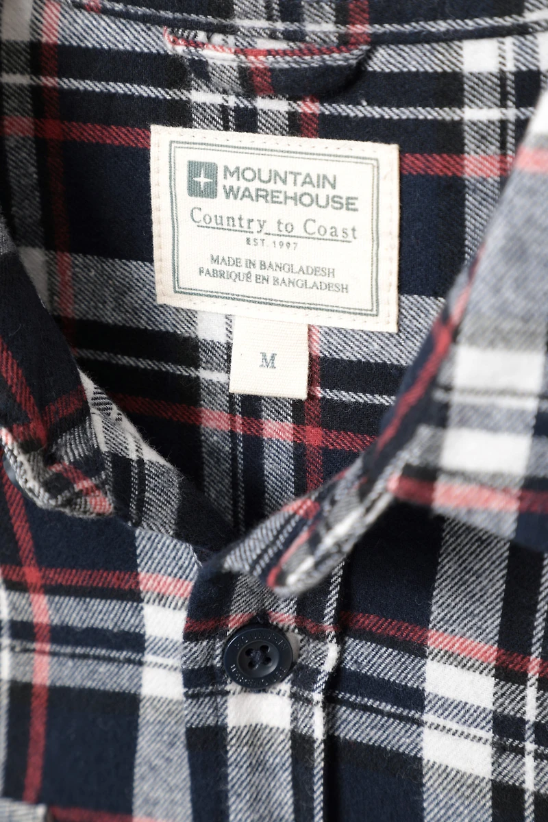 Trace Mens Flannel Long Sleeve Shirt