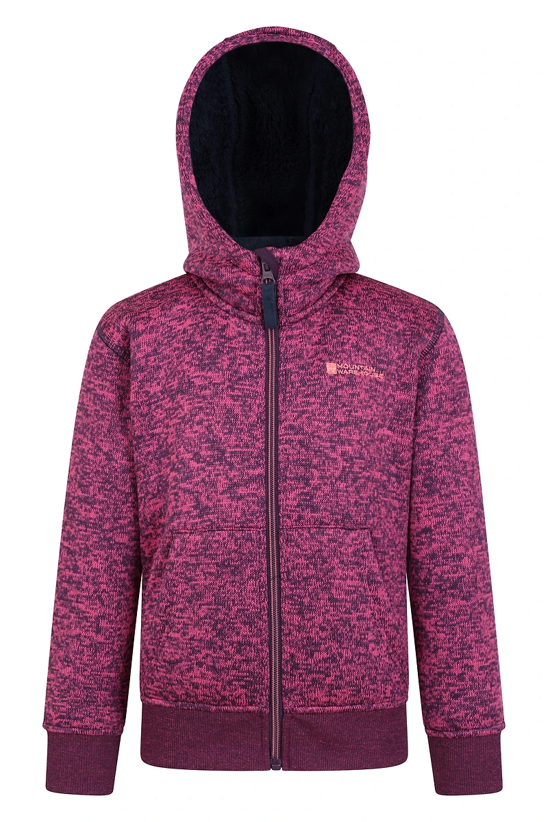 Nevis Fur Lined Kids Hoodie