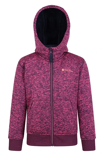 Nevis Fur Lined Kids Hoodie