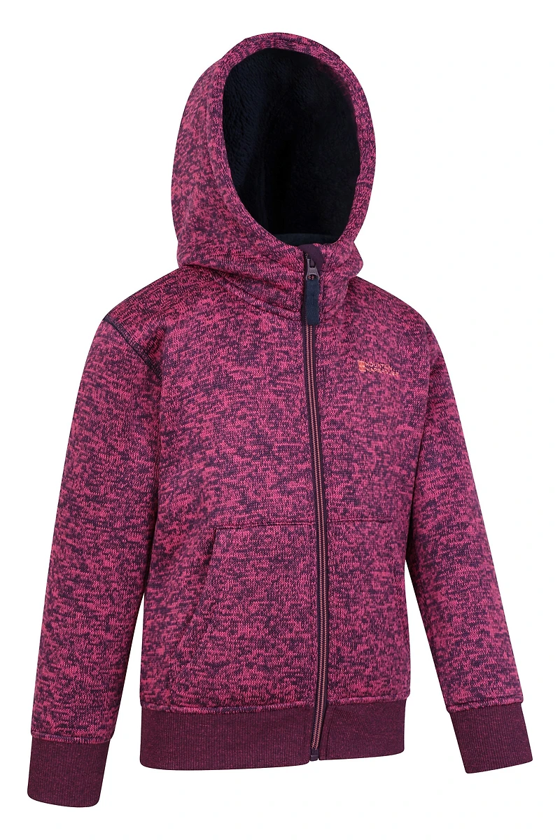 Nevis Fur Lined Kids Hoodie