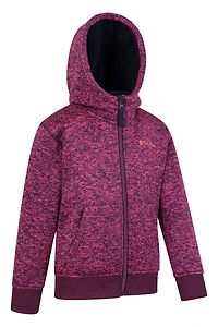 Nevis Fur Lined Kids Hoodie