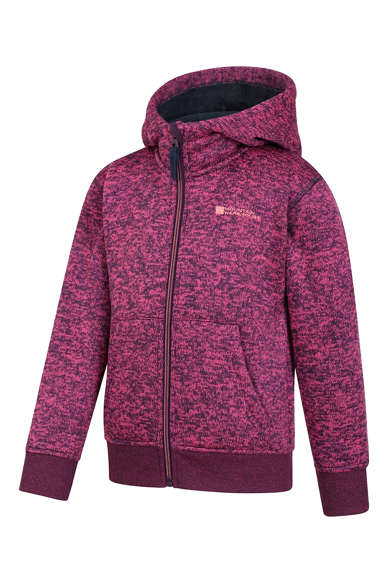Nevis Fur Lined Kids Hoodie