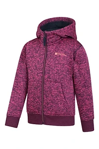 Nevis Fur Lined Kids Hoodie