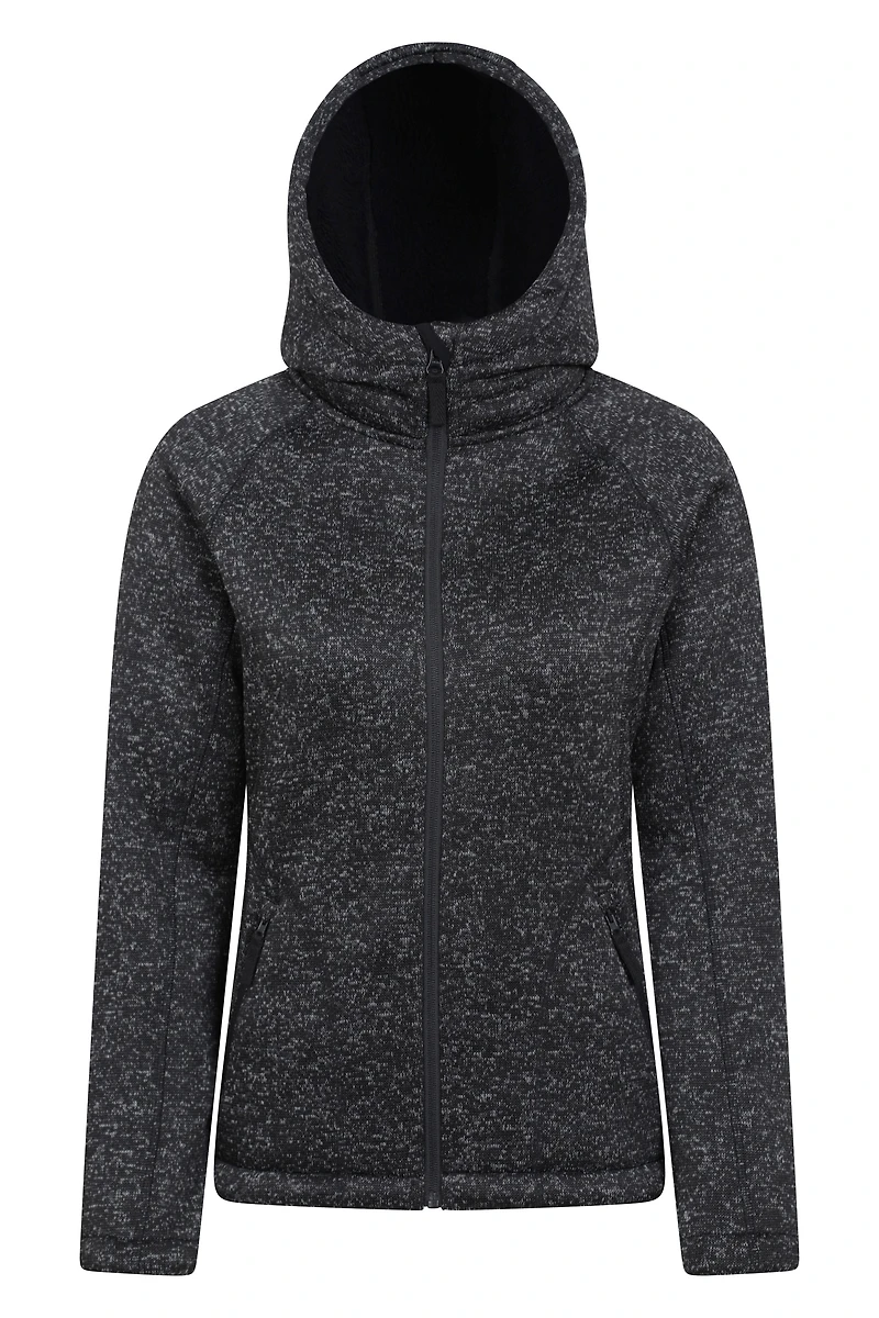 Nevis Womens Fur Lined Hoodie