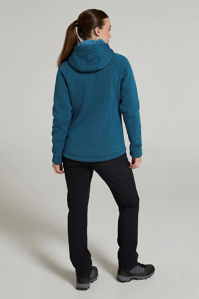 Nevis Womens Fur Lined Hoodie