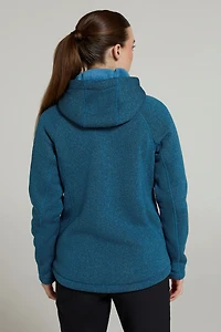 Nevis Womens Fur Lined Hoodie