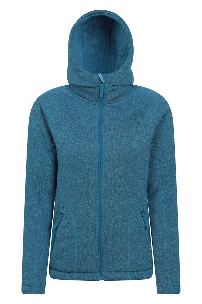 Nevis Womens Fur Lined Hoodie