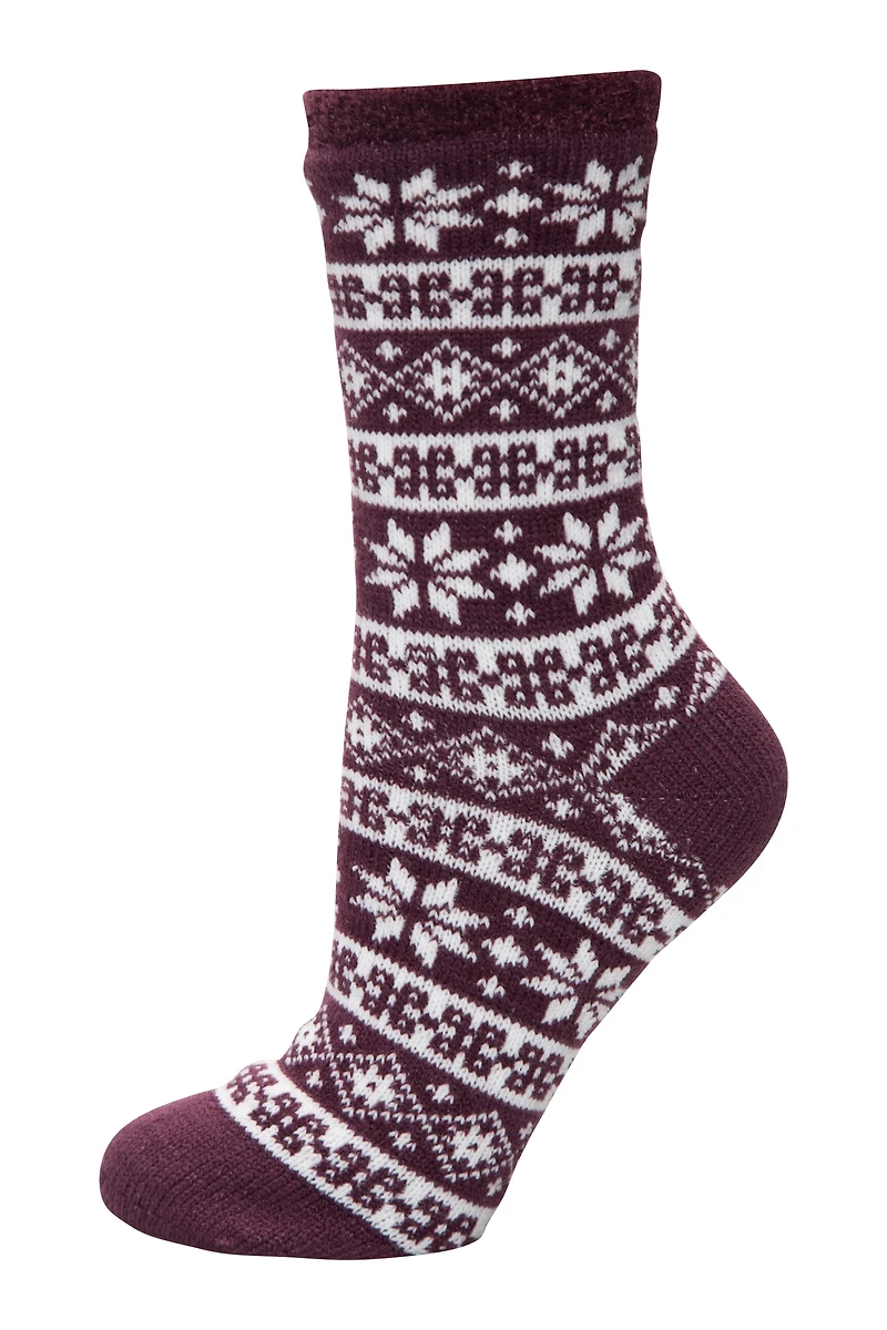 Cosy Griffin Lined Womens Socks