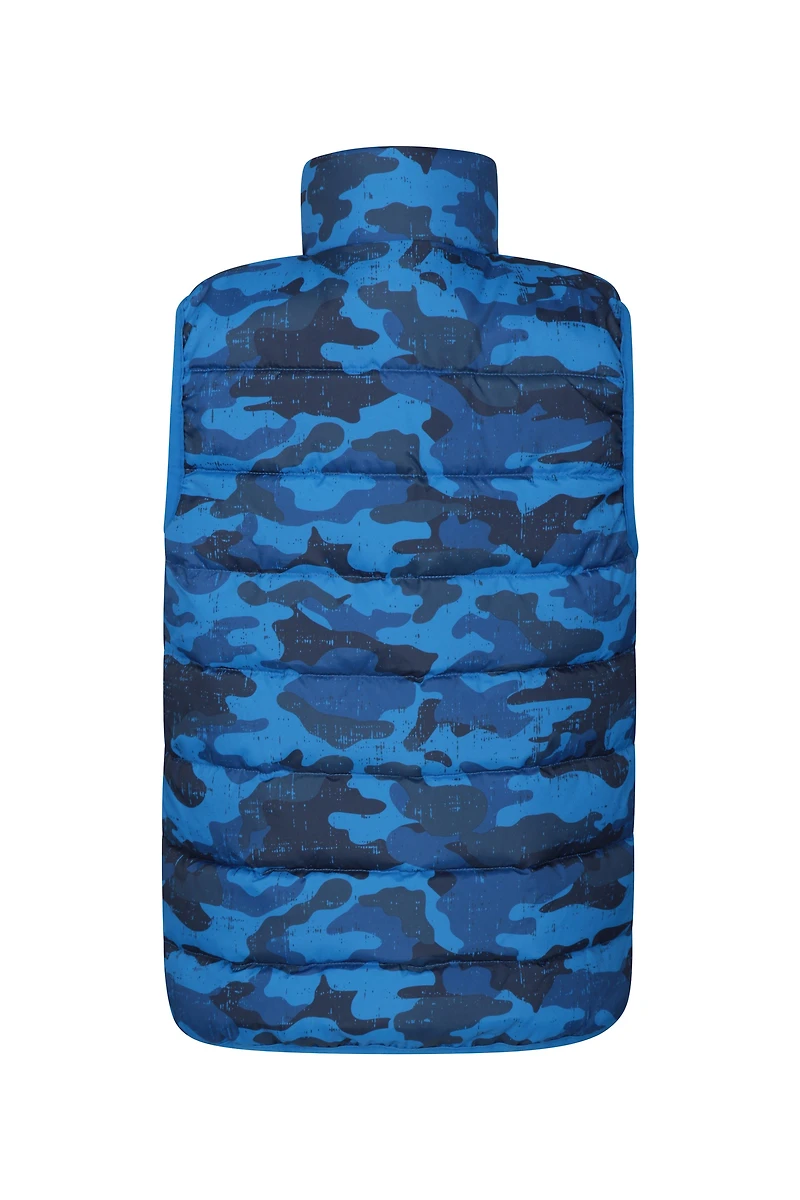Rocko Kids Printed Insulated Vest