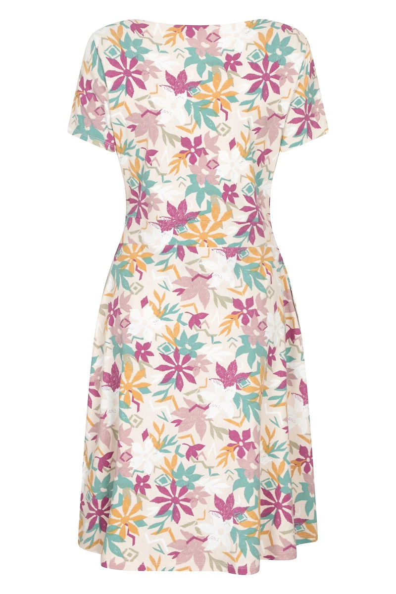 Orchid Patterned Womens UV Dress