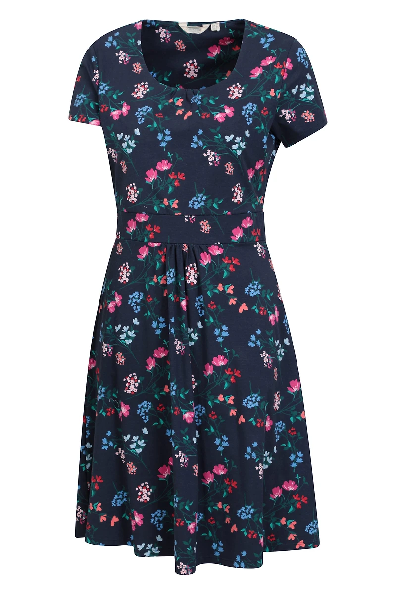 Orchid Patterned Womens UV Dress