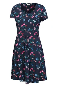 Orchid Patterned Womens UV Dress