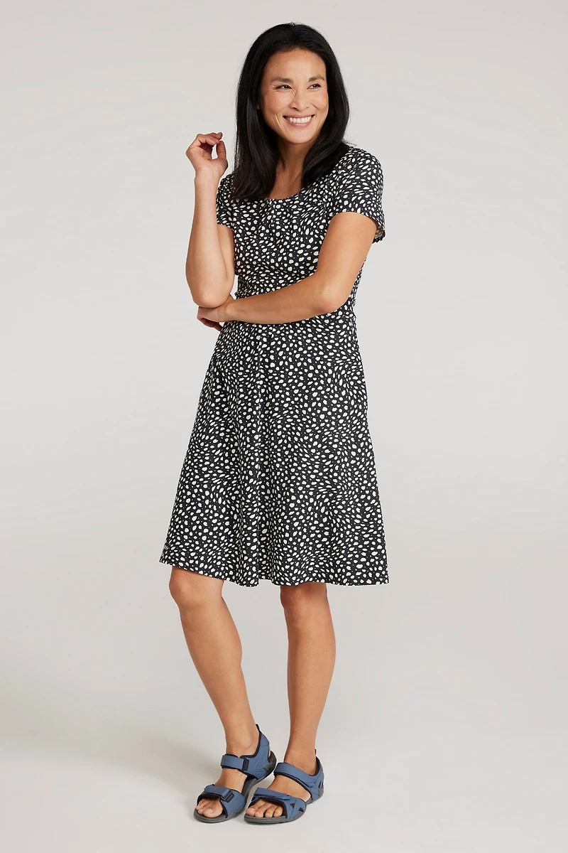 Orchid Patterned Womens UV Dress