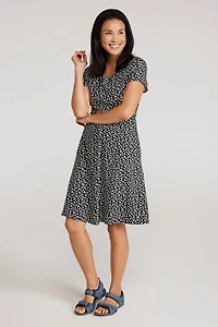 Orchid Patterned Womens UV Dress