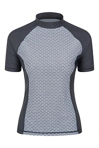 Womens Patterned Rash Guard