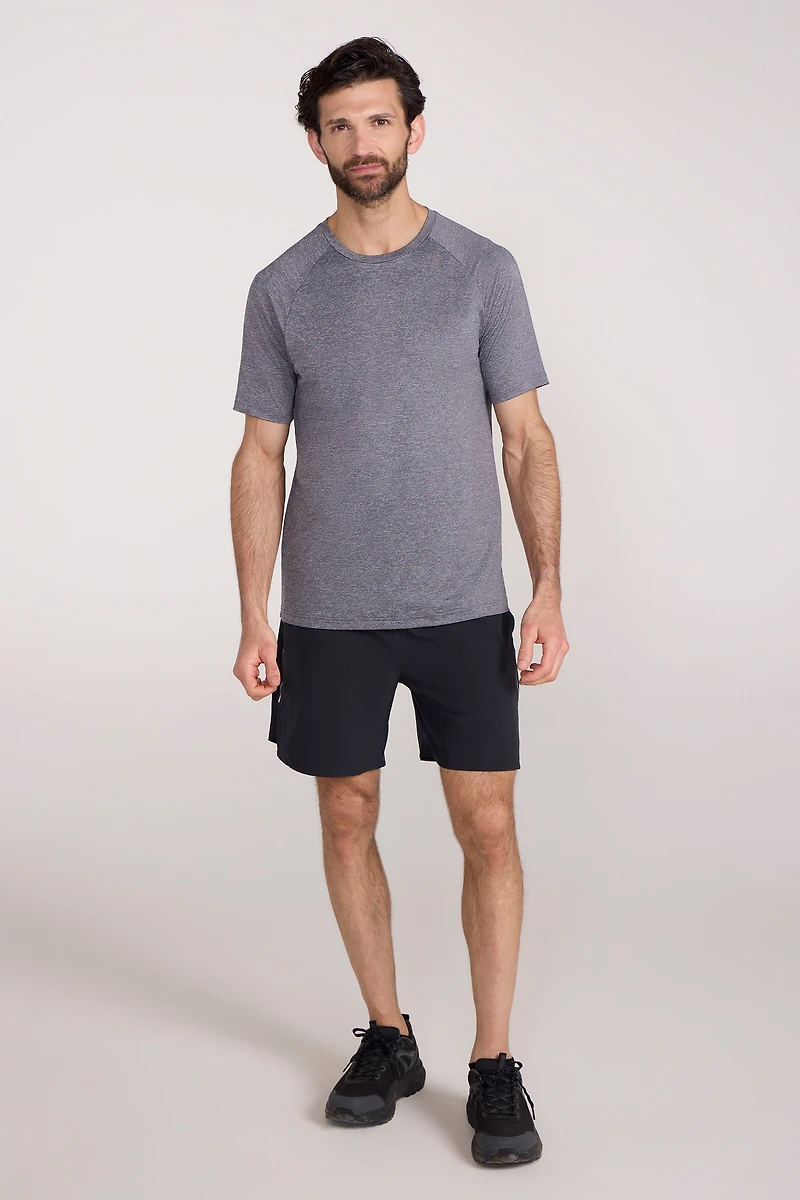 Agra IsoCool Mens Striped Tee