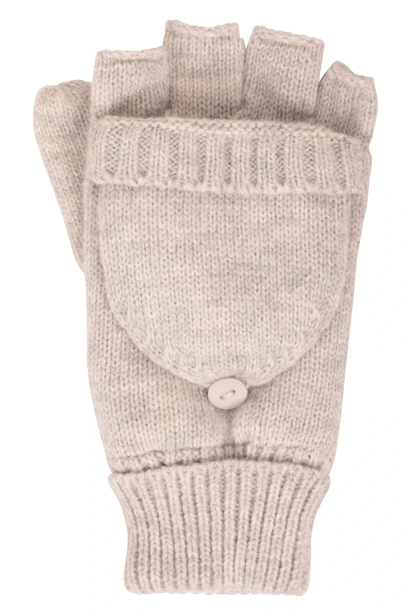 Fingerless Knitted Womens Mitten
