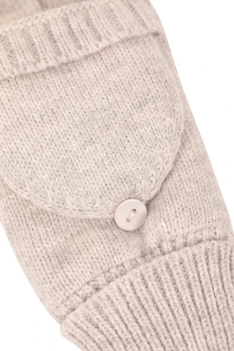 Fingerless Knitted Womens Mitten