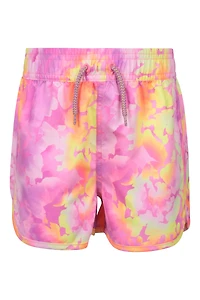 Coral Kids Patterned Boardshorts