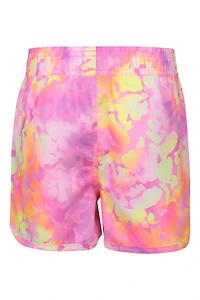 Coral Kids Patterned Boardshorts