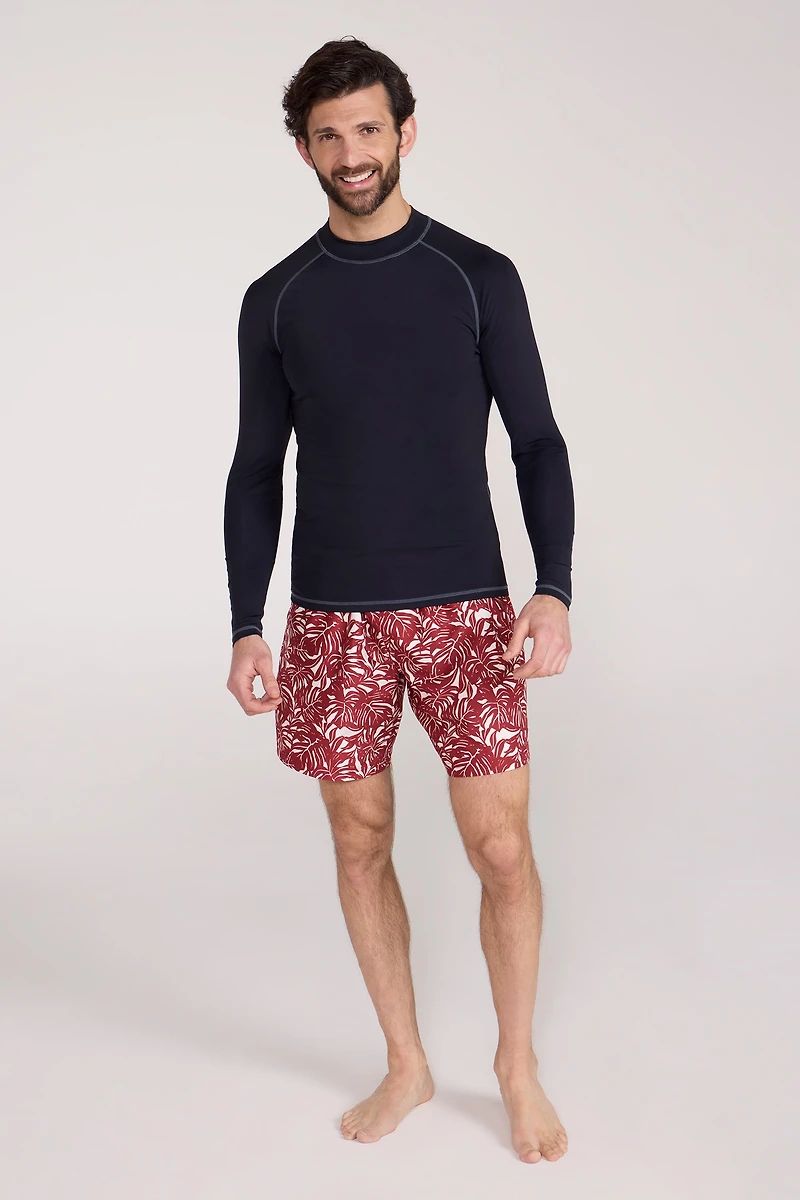 Mens Long Sleeve Rash Guard