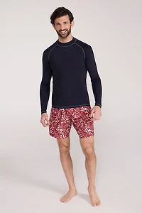 Mens Long Sleeve Rash Guard