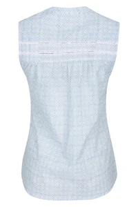 Petra Womens Printed Sleeveless Shirt