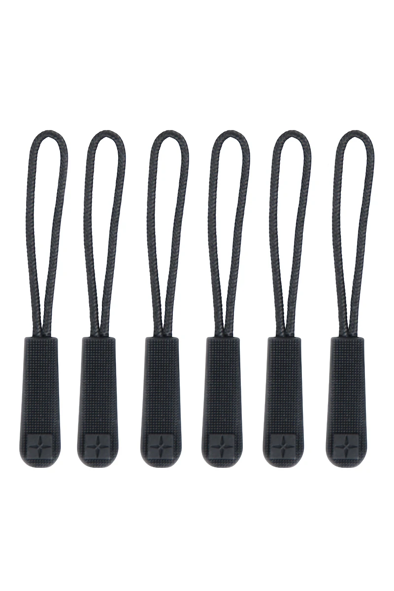 Spare Zip Pullers - 6 Pk
