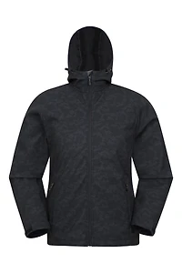 Exodus Printed Mens Showerproof Softshell Jacket