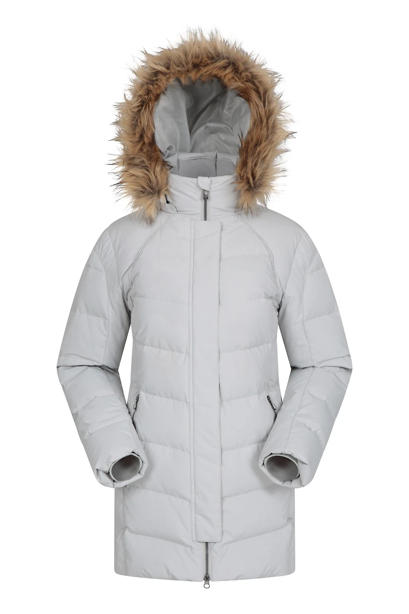 Isla II Womens Long Down Jacket