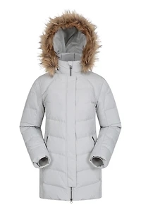 Isla II Womens Long Down Jacket