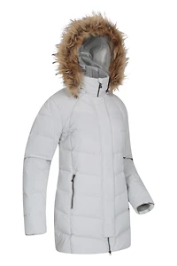 Isla II Womens Long Down Jacket