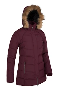 Isla II Womens Long Down Jacket