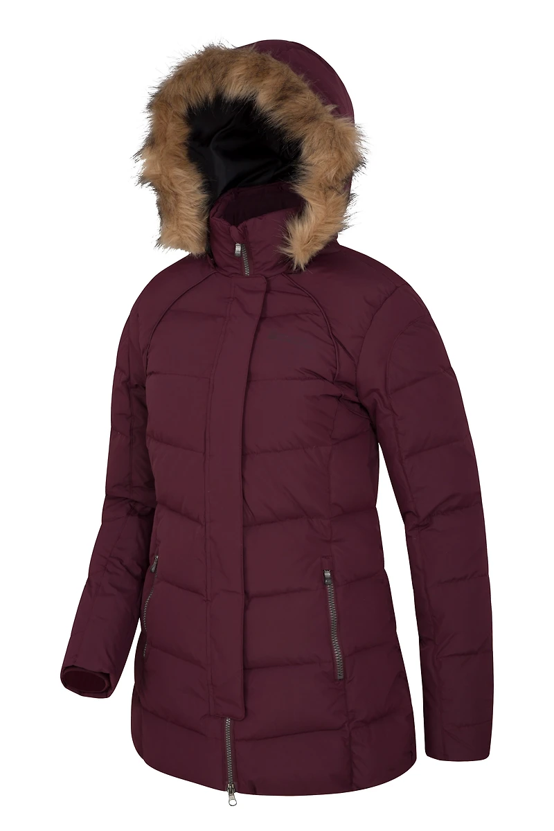 Isla II Womens Long Down Jacket