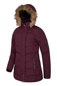 Isla II Womens Long Down Jacket