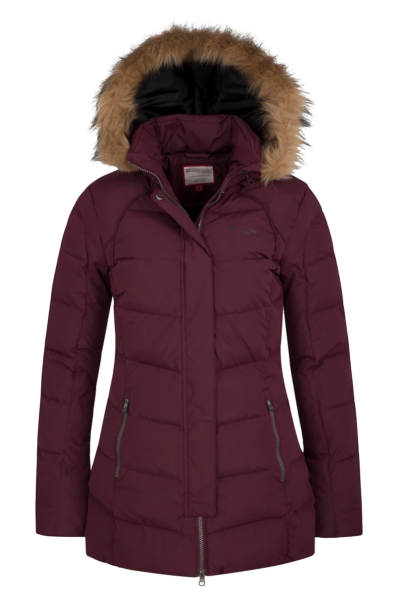 Isla II Womens Long Down Jacket