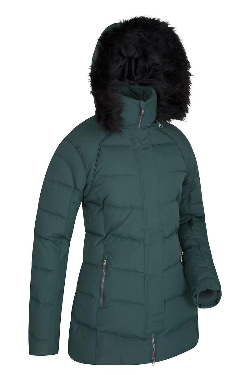 Isla II Womens Long Down Jacket