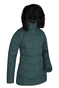 Isla II Womens Long Down Jacket
