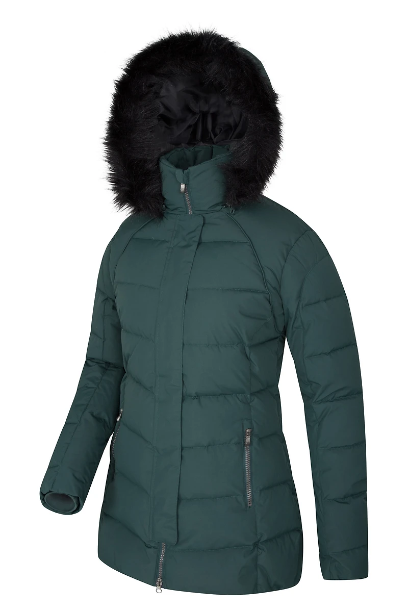 Isla II Womens Long Down Jacket
