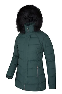 Isla II Womens Long Down Jacket