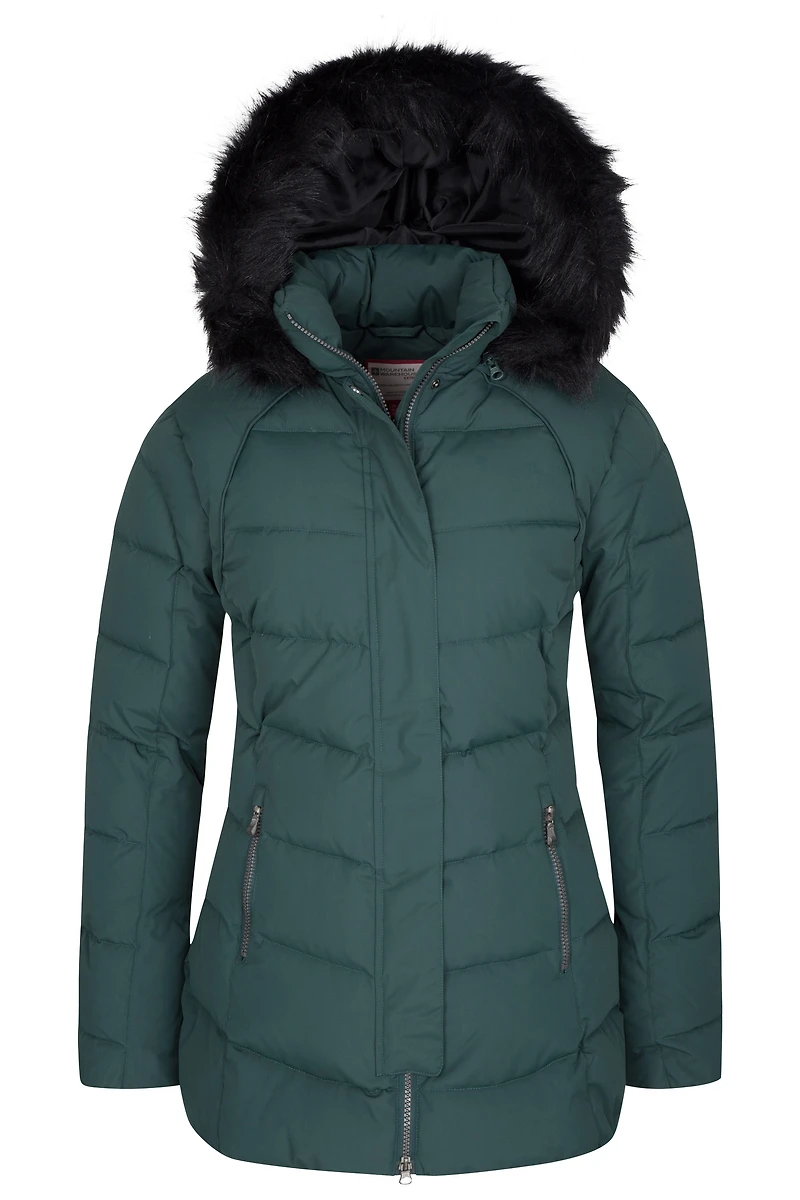 Isla II Womens Long Down Jacket