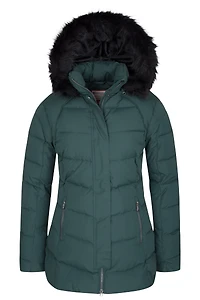 Isla II Womens Long Down Jacket
