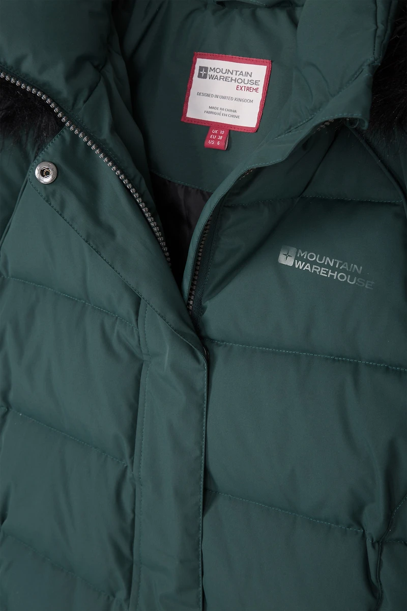 Isla II Womens Long Down Jacket