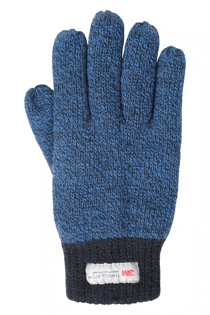 Kids Two-Tone Melange Thinsulate™ Gloves