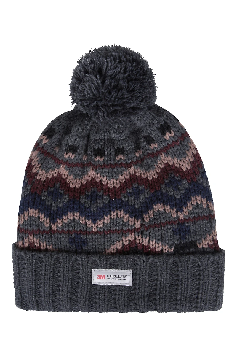 Thinsulate Fairisle Mens Beanie