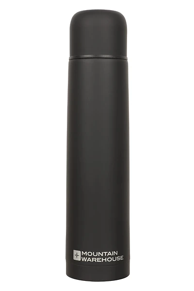 Double Walled Rubber Finish Flask