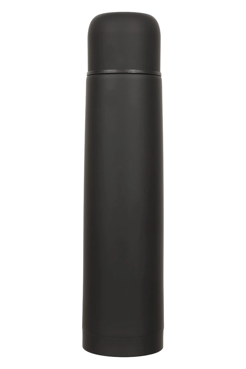 Double Walled Rubber Finish Flask