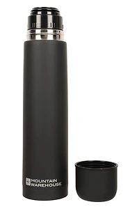 Double Walled Rubber Finish Flask